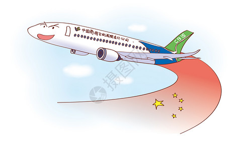 C919飞机图片