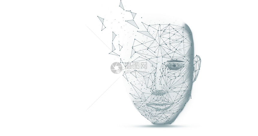 脸部信息识别科技图片