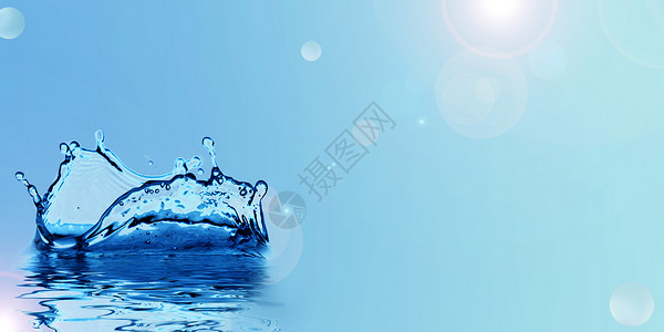 气泡带字素材水花背景设计图片