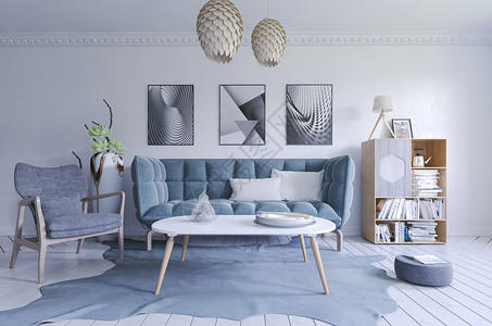 高调日系风格的拍摄室内客厅背景设计图片