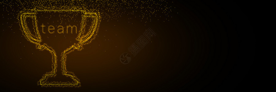 金色团队素材金色的奖杯设计图片