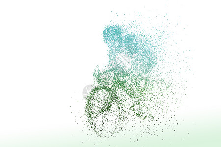 矢量自行车自行车运动剪影设计图片
