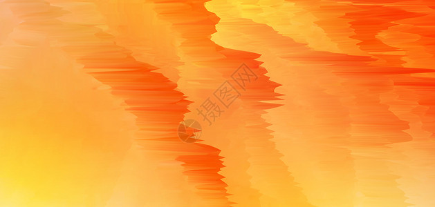 橘红抽象水彩背景设计图片