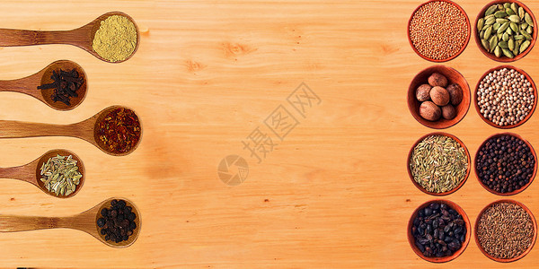 木制碗食物背景设计图片