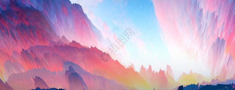 白河峡谷创意峡谷背景设计图片