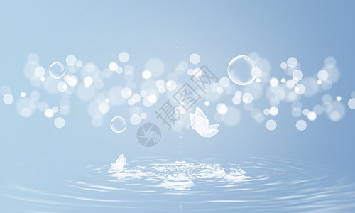水与光素材简约背景设计图片