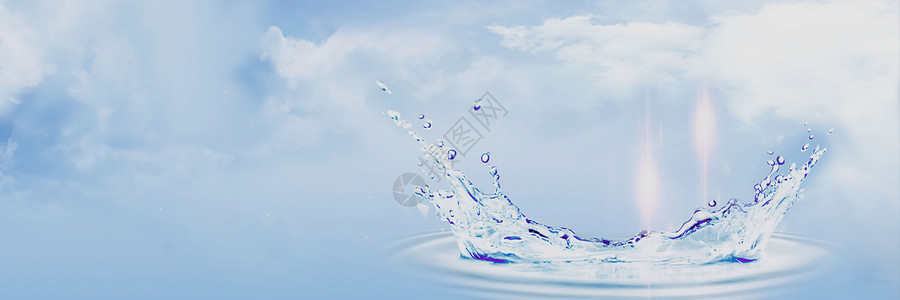 液体喷溅水滴水滴喷溅背景设计图片