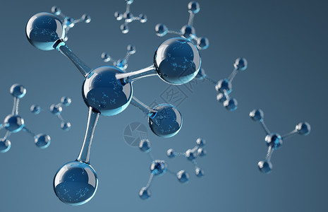 透明风格素材医疗分子结构背景设计图片