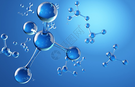 医疗分子结构背景设计图片