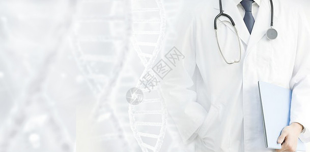 基因检测海报健康医疗背景设计图片