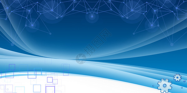蓝色科技商业背景图片