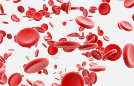 氧气面罩血红细胞场景设计图片