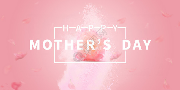 甜美粉色系餐桌母亲节设计图片