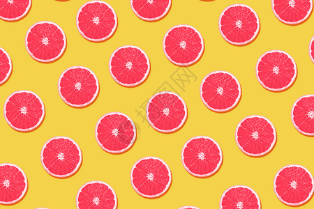 红色橙子创意水果排列背景设计图片