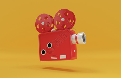3D电影胶卷场电影放映机设计图片