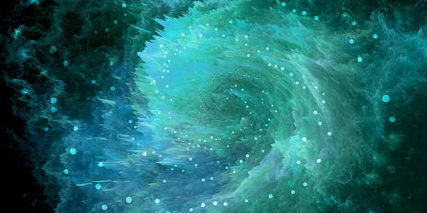 国风底图漩涡星空宇宙海洋设计图片