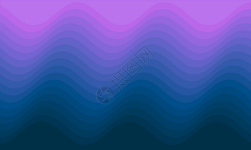 矢量色块创意海浪设计图片
