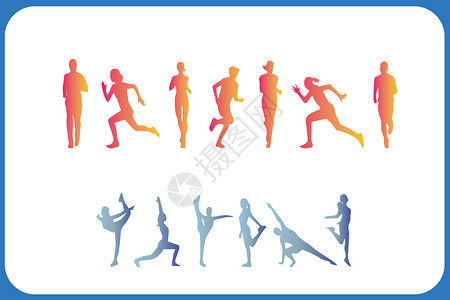 体操运动运动图标插画