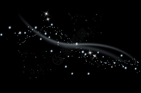 彗星尾巴光效黑色简约背景设计图片
