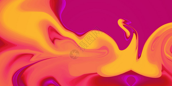 公鸡油画素材创意艺术色彩背景设计图片