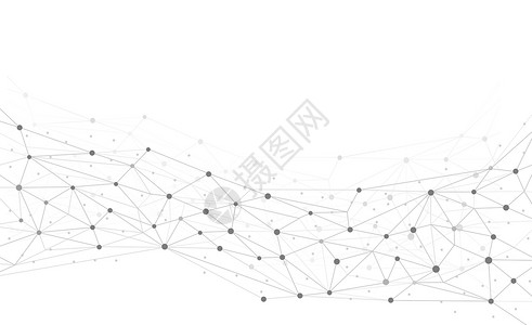 分子形状分子线条科技背景设计图片