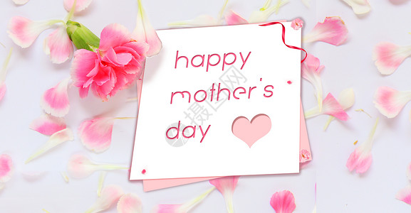 母亲节广告唯美花朵母亲节节日背景设计图片