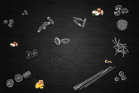 五香鲅鱼美食海报背景设计图片