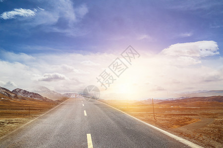 道路延伸公路背景设计图片