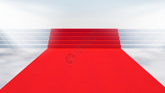 红背景图素材走红毯设计图片