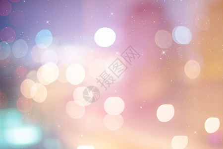 紫色流星光效梦幻光斑场景设计图片