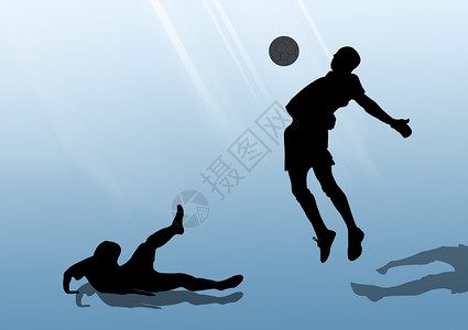 足球插图背景图片