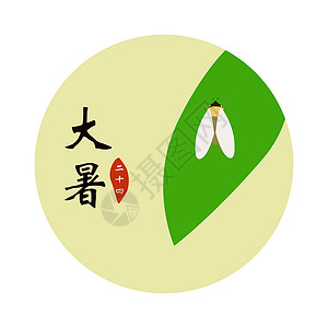 电商ui矢量icon图标二十四节气图标插画