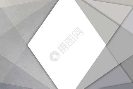 名片简单素材灰白几何商务背景设计图片