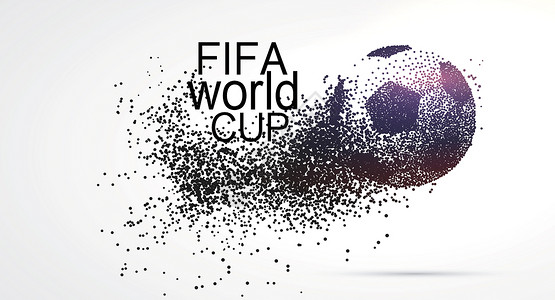 C罗射门世界杯足球设计图片