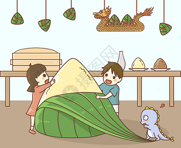 端午节大粽子背景图片