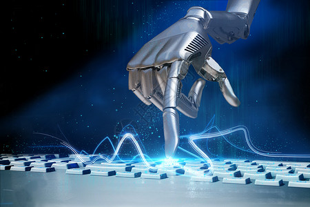 跳舞机器人智能科技设计图片