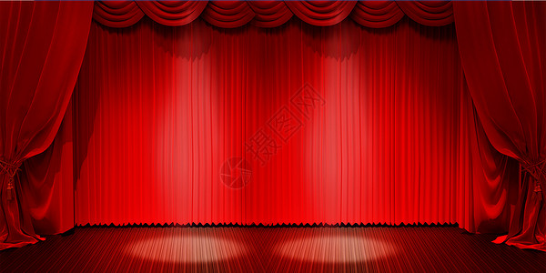 舞台红色背景舞台背景设计图片