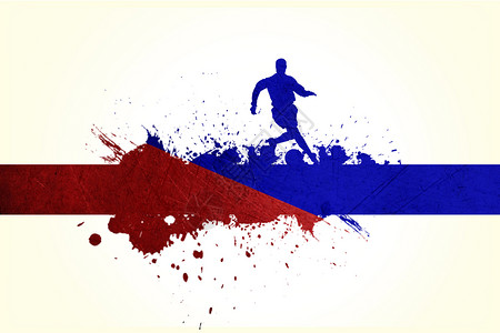 球员剪影2018世界杯背景俄罗斯设计图片