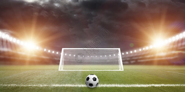 足球运动素材足球场背景设计图片