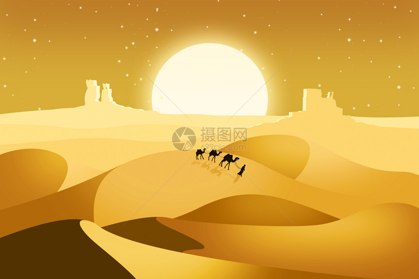 沙漠旅行图片
