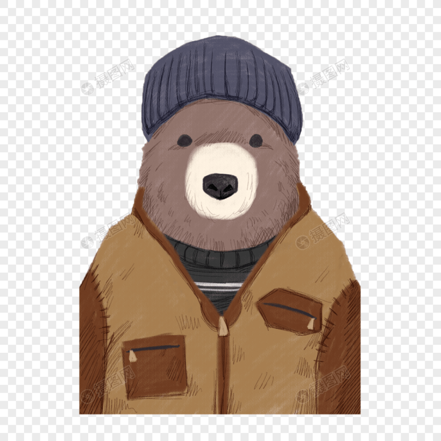 熊人物形象图片