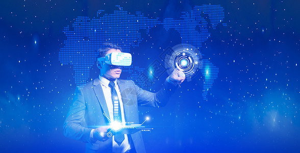 VR视觉VR虚拟科技设计图片