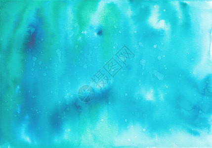 大海水彩素材蓝色水彩风背景设计图片