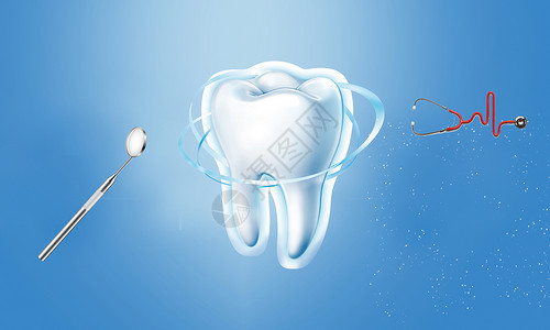 拟人牙齿牙齿健康设计图片