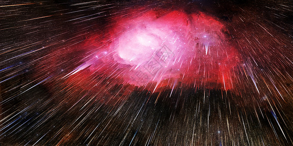 宇宙漩涡红色抽象高清图片