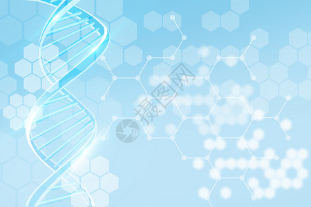 数字油画DNA基因链条设计图片