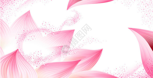 淡粉色莲花创意护肤背景设计图片