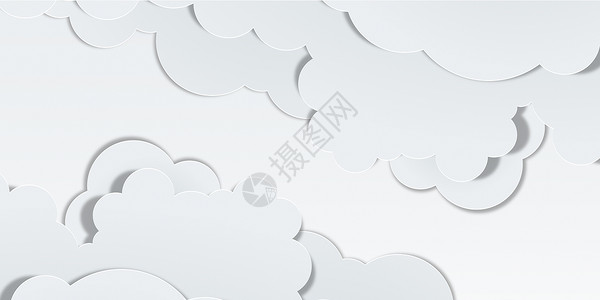 灰色云朵商务背景背景图片