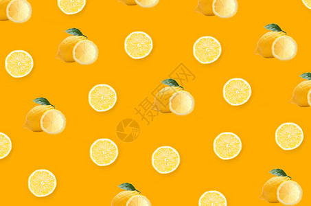 橘子背景素材水果平铺背景设计图片
