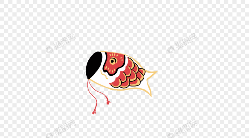 日式鲤鱼旗图片